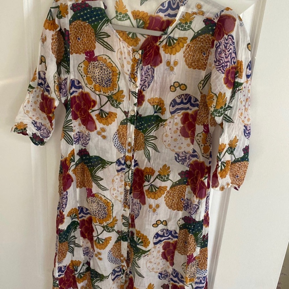 Roller Rabbit long dress. Cover up. XS